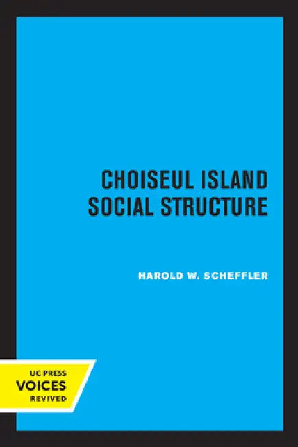 Choiseul Island Social Structure by H. W. Scheffler