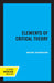 Elements of Critical Theory by Wayne Shumaker