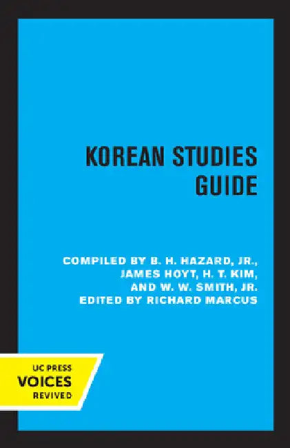 Korean Studies Guide by B. H. Hazard