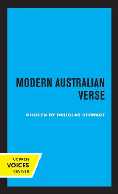 Modern Australian Verse: Modern Australian Verse by Douglas Stewart