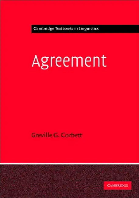 Agreement by Greville G. Corbett