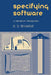 Specifying Software: A Hands-On Introduction by R. D. Tennent