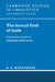 The Lexical Field of Taste: A Semantic Study of Japanese Taste Terms by A. E. Backhouse, S. R. Anderson, J. Bresnan