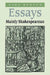 Essays, Mainly Shakespearean by Anne Barton