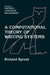 A Computational Theory of Writing Systems by Richard Sproat, Steven Bird, Don Hindle