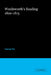 Wordsworth's Reading 1800 1815 by Duncan Wu, Wu Duncan
