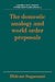 The Domestic Analogy and World Order Proposals by Hidemi Suganami