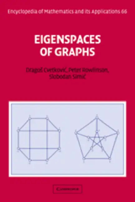 Eigenspaces of Graphs by Dragos Cvetkovic, Peter Rowlinson, Slobodan Simic