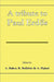 A Tribute to Paul Erdos by A. Baker