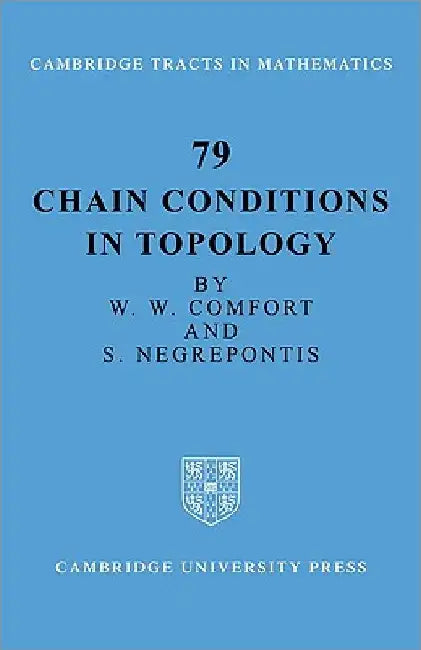 Chain Conditions in Topology by W. W. Comfort