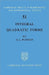 Integral Quadratic Forms by Ronald Watson