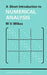 A Short Introduction to Numerical Analysis by M. V. Wilkes, Maurice Vincent Wilkes, Wilkes M. V.