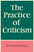 The Practice of Criticism by D. H. Rawlinson, David H. Rawlinson, Rawlinson