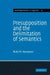 Presupposition and the Delimitation of Semantics by Ruth M. Kempson, Kempson, Kempson Ruth M.