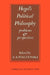 Hegel's Political Philosophy: Problems and Perspectives by Pelczynski, Z. a. Pelczynski