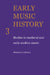Early Music History: Studies in Medieval and Early Modern Music by Iain Fenlon