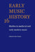 Early Music History: Studies in Medieval and Early Modern Music by Iain Fenlon