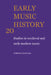 Early Music History: Studies in Medieval and Early Modern Music by Iain Fenlon
