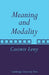 Meaning and Modality by Casimir Lewy
