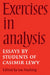Exercises in Analysis: Essays by Students of Casimir Lewy by Ian Hacking