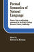 Formal Semantics of Natural Language by Edward L. Keenan, Edward L. Keenan