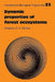 Dynamic Properties of Forest Ecosystems by David E. Reichle, D. E. Reichle