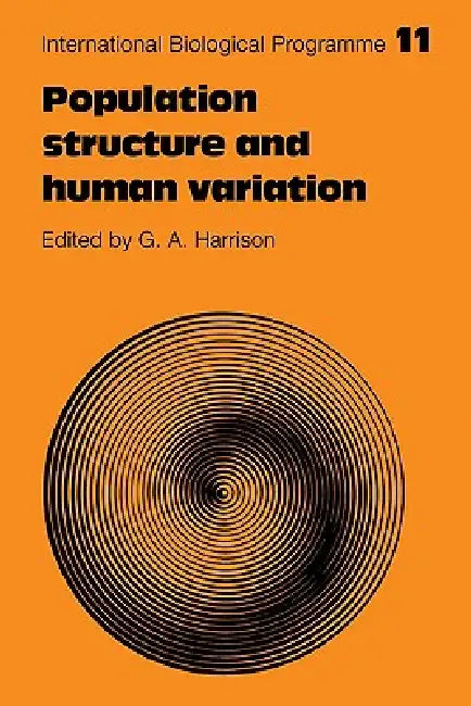 Population Structure and Human Variation by G. A. Harrison