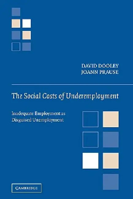 The Social Costs of Underemployment: Inadequate Employment as Disguised Unemployment by David Dooley, Joann Prause