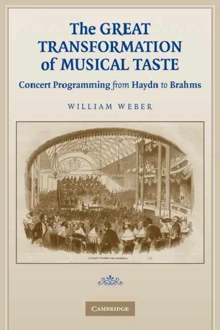 The Great Transformation of Musical Taste: Concert Programming from Haydn to Brahms by William Weber, Weber William