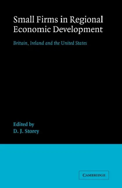 Small Firms in Regional Economic Development: Britain, Ireland and the United States by David John Storey, Storey David John