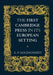 The First Cambridge Press in Its European Setting by E. P. Goldschmidt