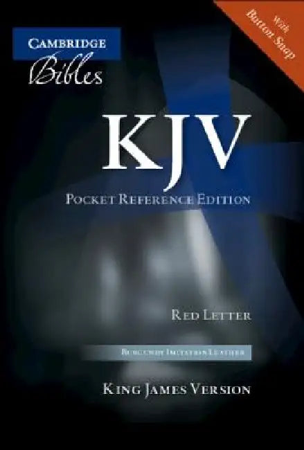 Pocket Reference Bible-KJV-Button Snap by Baker Publishing Group