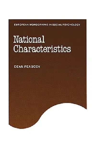 National Characteristics by Dean Peabody