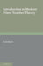 Introduction to Modern Prime Number Theory by T. Estermann