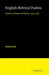 English Metrical Psalms: Poetry as Praise and Prayer, 1535 1601 by Zim Rivkah, Rivkah Zim