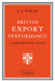 British Export Performance: A Comparative Study by S. J. Wells, Sidney J. Wells, Wells