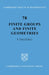 Finite Groups and Finite Geometries by T. Tsuzuku, Toshiro Tsuzuku, A. Sevenster