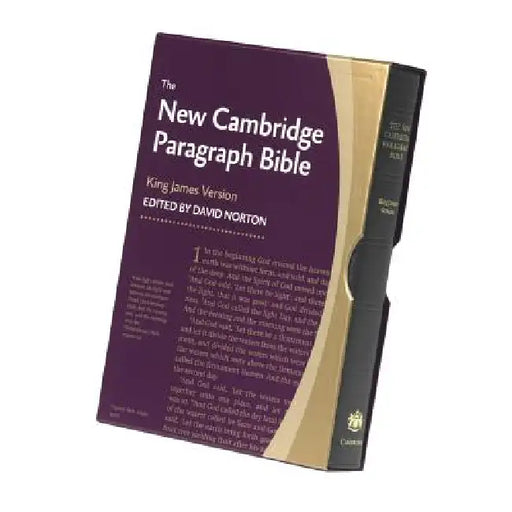 New Cambridge Paragraph Bible-KJV by David Norton
