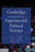 Cambridge Handbook of Experimental Political Science by James N. Druckman, Donald P. Green, James H. Kuklinski