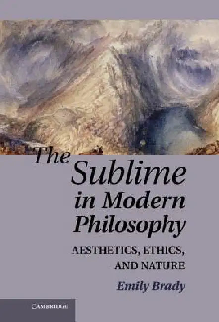 The Sublime in Modern Philosophy: Aesthetics, Ethics, and Nature by Emily Brady