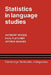 Statistics in Language Studies by Anthony Woods, Paul Fletcher, Arthur Hughes