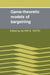 Game-Theoretic Models of Bargaining by Alvin E. Roth, Alvin E. Roth