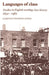 Languages of Class by Gareth Stedman-Jones, Gareth Stedman Jones