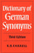 Dictionary of German Synonyms by R. B. Farrell, Farrell R. B.