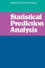 Statistical Prediction Analysis by J. Aitchison, I. R. Dunsmore, Aitchison