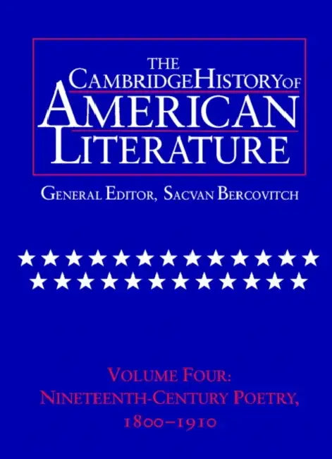 The Cambridge History of American Literature by Sacvan Bercovitch