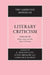 The Cambridge History of Literary Criticism: Volume 7, Modernism and the New Criticism by A. Walton Litz, Louis Menand, Lawrence Rainey