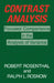 Contrast Analysis: Focused Comparisons in the Analysis of Variance by Robert Rosenthal, Ralph L. Rosnow