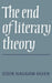 The End of Literary Theory by Stein Haugom Olsen