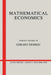 Mathematical Economics: Twenty Papers of Gerard Debreu by Gerard Debreu, Andrew Chesher, Matthew Jackson